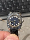 Vintage  Womens Working Timex Electric Watch blue 1974