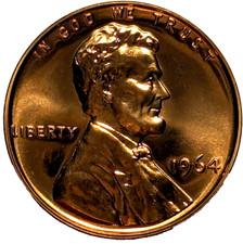 1964 Gem Proof Lincoln Memorial Cent - Stunning - 101 1964 Gem Proof Lincoln Memorial Cent - Stunning - 101