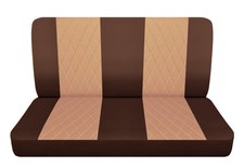 Truck Seat Covers Fits 1961-1986 Chevy Ck 1020 Front Bench Brown Tan Wdiamond