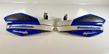 Powermadd Star Handgaurds with 7/8 Mount Kit Blue Silver MX ATV Roost Hand Guard