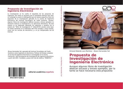 Propuesta de Investigación de Ingeniería Electrónica Octavio Rolando Lara Martin