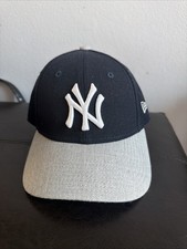 New Era 9Forty Youth Size New York Yankees Hat Grey Brim