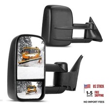 Tow Mirrors Fit for Chevy Silverado for GMC Sierra 2007-2013 1500 2500HD