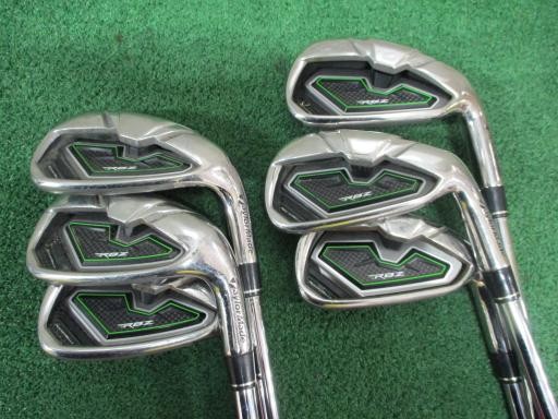 TaylorMade RBZ USA Iron Set 5-9+PW Steel Flex-S 6pcs RH Used Golf Clubs