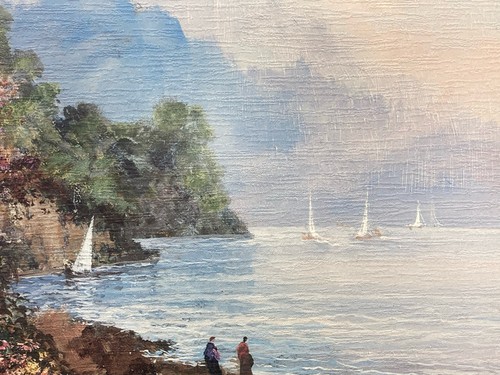 Eugenio Magno Amalfi Coast Italy Art Print, Framed - Picture 6 of 10