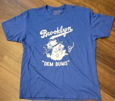 BROOKLYN Baseball DEM BUMS Ebbets Tee Short-Sleeve Unisex T-Shirt size 2xl