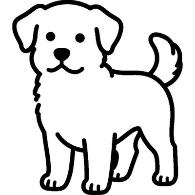 Stempel ''Dog Line Art'' unmontiert (RS059858)