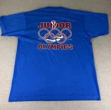 Vintage Junior Olympics XL T-Shirt Single Stitch USA Screen Stars Best Back Hit