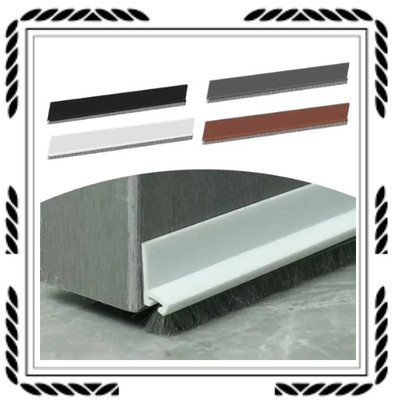 Door seal 1m, door bottom seal , brush seal , strip brush, aluminum profile brus