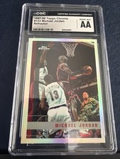 1997-98 Topps Chrome ‘Refractor’ Michael Jordan #123 🔥CGC Authentic Altered🔥