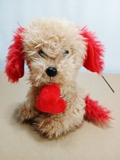 Valentine Applause Fuzzy Singing / Dancing Dog  See video  Battery Operated