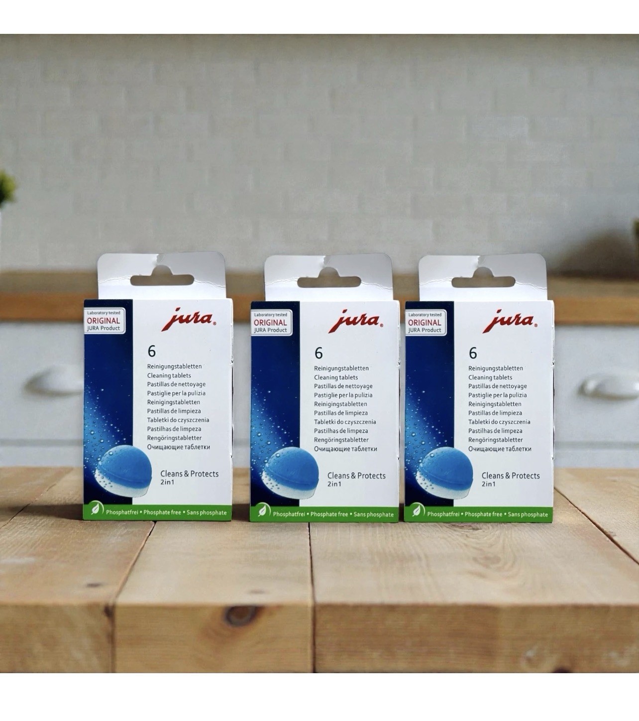 Jura 2 in 1 Cleaning Tablets for JURA Coffee & Espresso Machines Sealed 18 Total