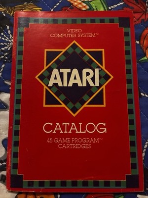 Vintage Atari Software Catalog (1981) - 45 Game Advertisements