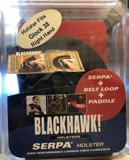 NEW BlackHawk CQC Serpa Holster fits Glock 38 410538BK-R Right Handed