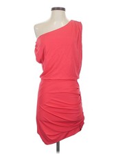 Halston Heritage Women Red Cocktail Dress S