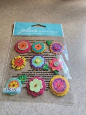 Jolee's Boutique Layered Mini Flowers Dimensional Stickers