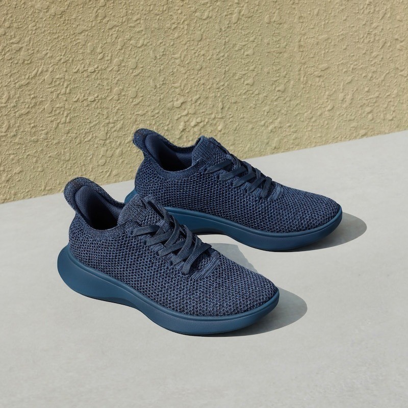 VIVAIA Navy Blue Knit Slip On Sneakers Unisex EU 39 Women 8 Men 6.5 image 2