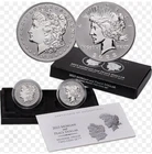 2023-S Reverse Proof $1 Morgan & Peace .999 Silver Dollar 2 Coin Set w/OGP & COA
