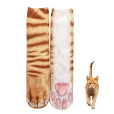 Novelty 3D Animal Paw Socks Cat Socks Stocking Stuffers for Adult Teens Crazy...
