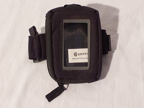 Griffin Black Nylon Armband Soft Case for MP3 Player with Hook & Loop Fasteners