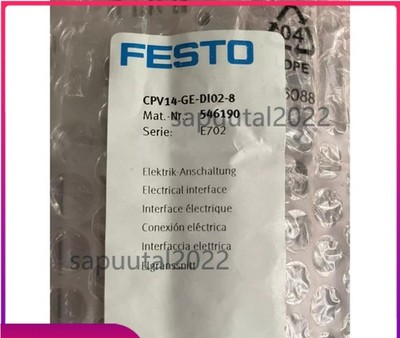 New CPV14-GE-DI02-8 Festo 546190 Fast Shipping Electrical Interface