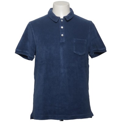 Closed, Poloshirt, Größe: L, Blau, Einfarbig, Frottee, Herren #Iit