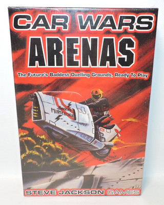 Car Wars Arenas by Steve Jackson Games First Edition, 1st Printing, NEW, SEALED