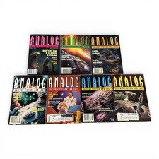 Analog Science Fiction and Fact Magazine Lot of 7 1997  1998 Digest Sci-Fi
