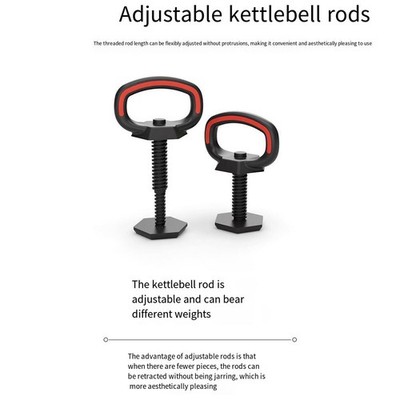 Sichere Klemme Kettlebell Griff wandelt Hanteln mit einfacher und schneller Einrichtung um