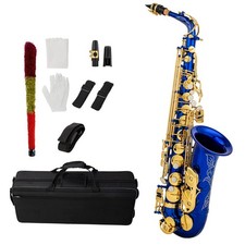 Eb Alto Saxophone Brass E Flat Sax 802 Key Type Woodwind Instrument With YBBG