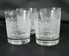 4 Disaronno ETRO 2016 Limited Edition Rocks Old Fashioned Glasses Etched 