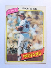 1980 TOPPS RICK WISE #725 EX/MT