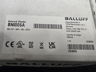 Balluff BNI006A FACTORY SEALED