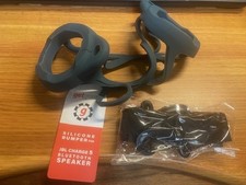 getgear Silicone Cover with strap for JBL Charge 5 Speaker, Slate Blue