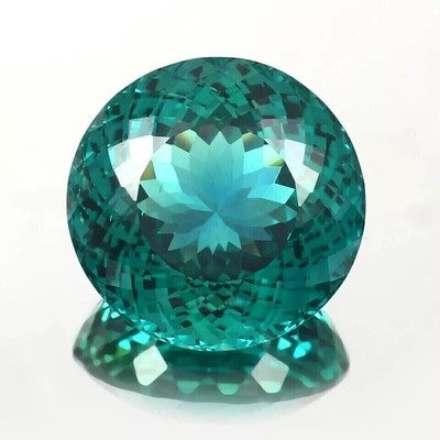 Saphir bleu-vert intense - sans chaleur, 8,6 ct Saphir bleu-vert intense - sans chaleur, 8,6 ct