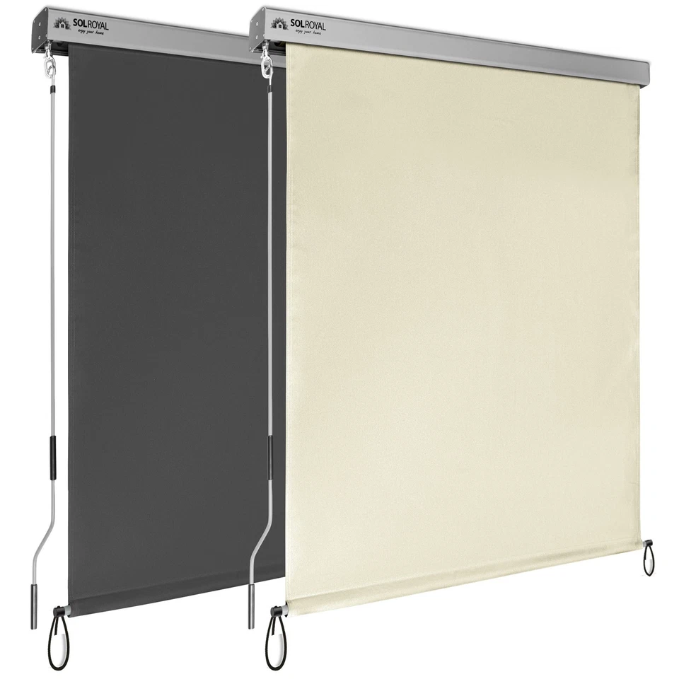 Senkrechtmarkise Außenrollo Sichtschutz Sonnenschutz Balkon Balkonrollo Markise - Bild 2 von 4