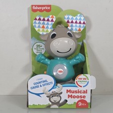 Fisher-Price Linkimals Musical Moose Interactive Toy - NEW - Needs Battery