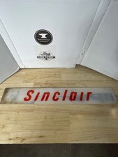 Vintage Glass Sinclair Sign Vintage Glass Sinclair Sign
