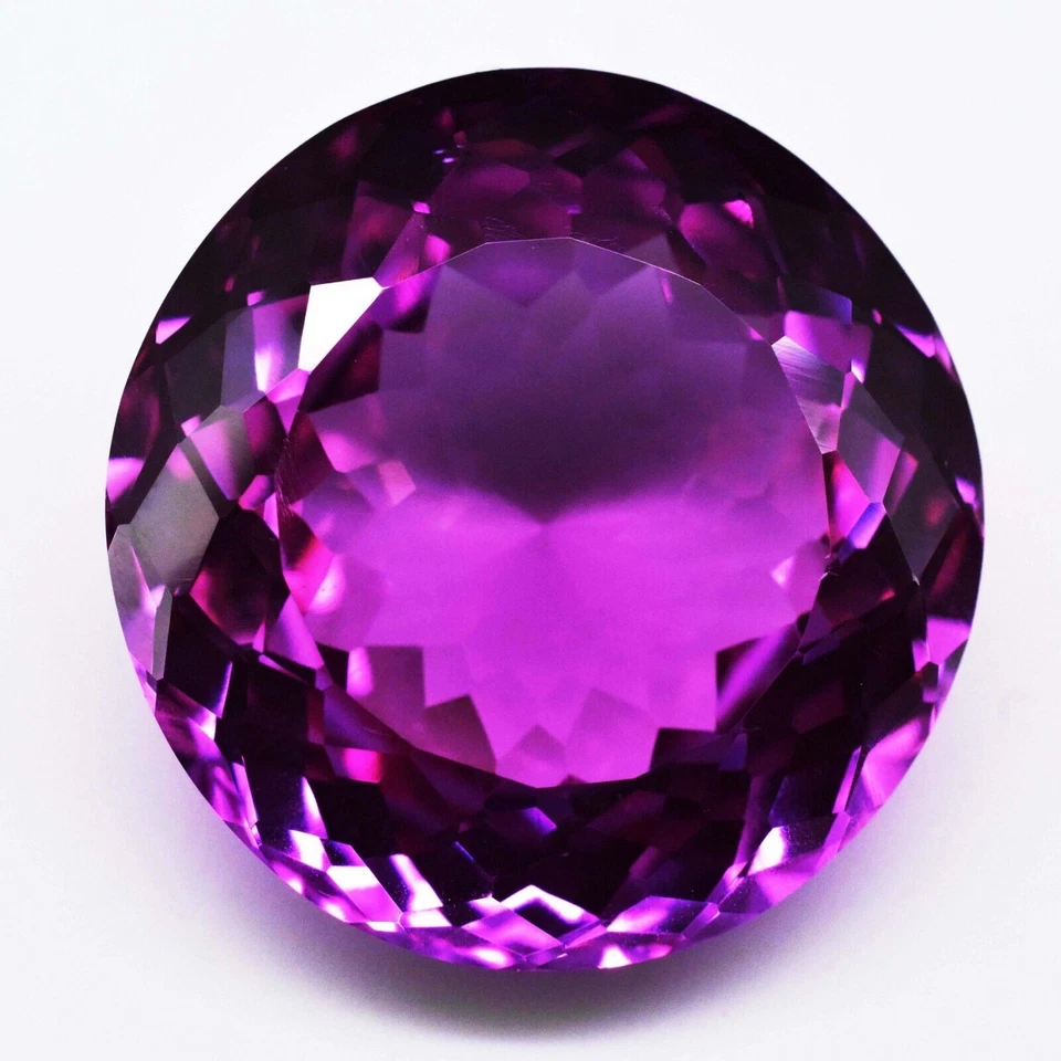 43.80 Ct Natural Mogok Pink Ruby 22mm Round Faceted Certified Loose Gemstone - Image 2 of 4