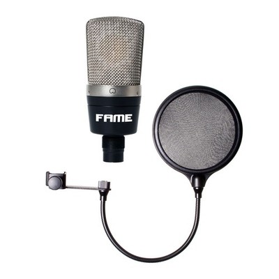 Audio CM2 Großmembran Kondensatormikro Set, Poppfilter PF 150D