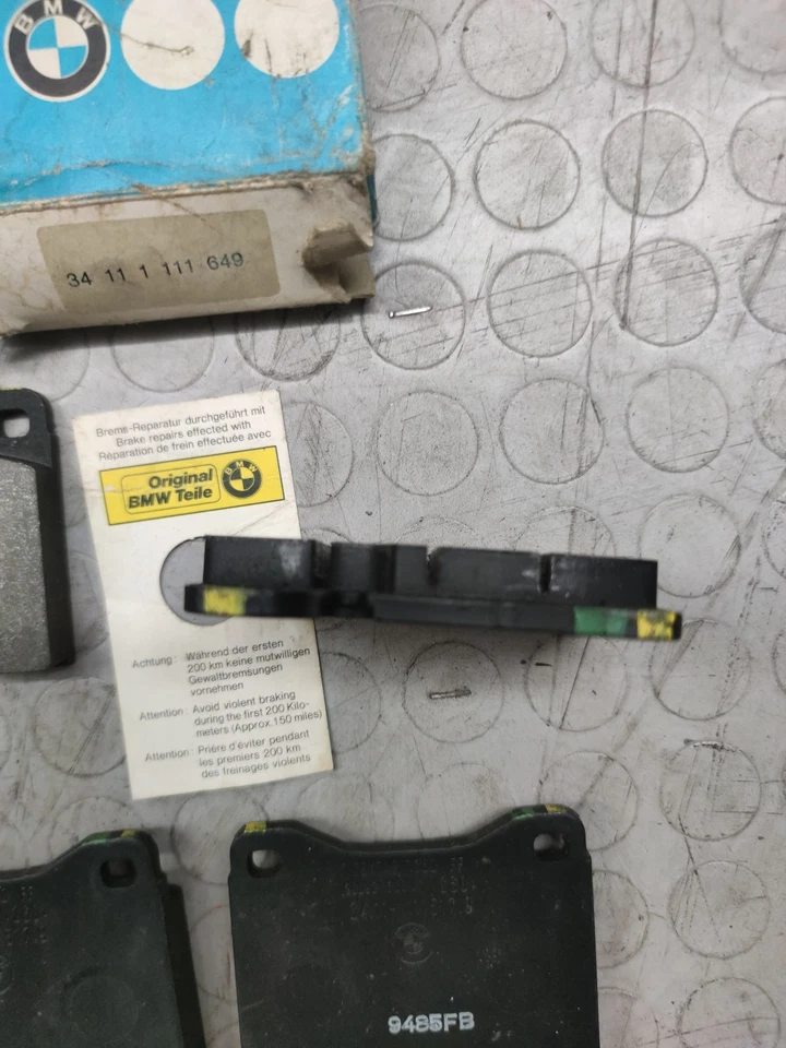BMW Genuine ORIGINAL Pastiglie Freno Anteriore per ALFA ROMEO 75 6 BMW 1500-2000 Foto 4 de 4