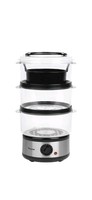 Salter 3-Tier Steamer Multi-Cooker Food Stainless Steel Compact Rice Cooker 500W