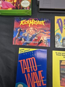Kick Master Kickmaster for NES Nintendo Complete CIB Box Manual Inserts Tested 