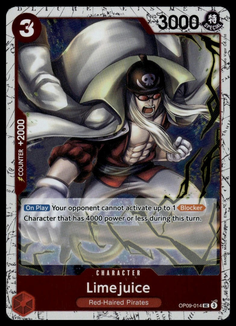 Premium Booster -The Best- Vol. 2 #OP09-014 Limejuice (Pirate Foil)
