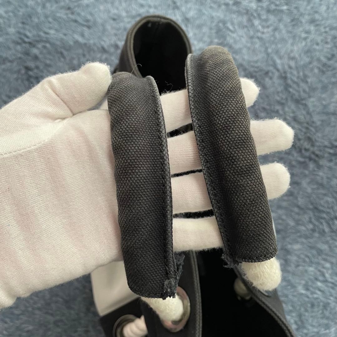 Burberry Blue Label Tote Bag Blue Rope Handle Summer Bag Logo Rare Item New thumbnail 18