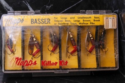 Vintage Mepps Basser Killer Kit Spinner Lure Set – Original PACKAG ...