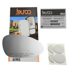 Fits 92-98 911 92-95 968 93-95 928 Passenger Mirror Glass No Rear Mount