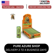 ZIG-ZAG Rolling Papers Hemp Organic 1 1/4 size (24-Pack) - 50 Papers Each Pack