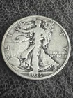 1936 Walking Liberty Half Dollar, Fine Condition and 90% Silver