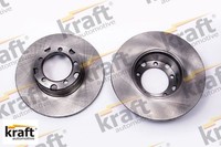 2X Bremsscheibe Kraft 6041020 2 Bremsscheiben Vorderachse Vorne